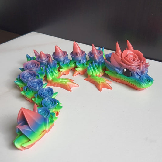 Rose Dragon - 3D Printed
