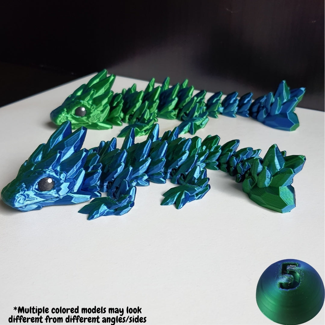Baby Gemstone Dragon - 3D Printed