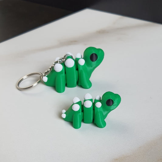Tiny Stegosaurus & Keychain