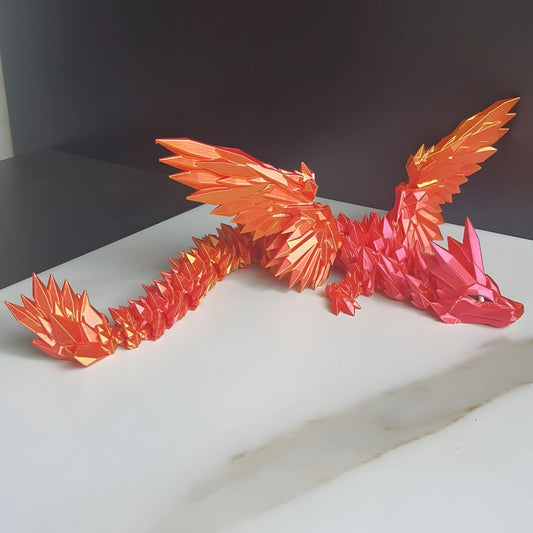 Crystal Wing Dragon - 3D Printed