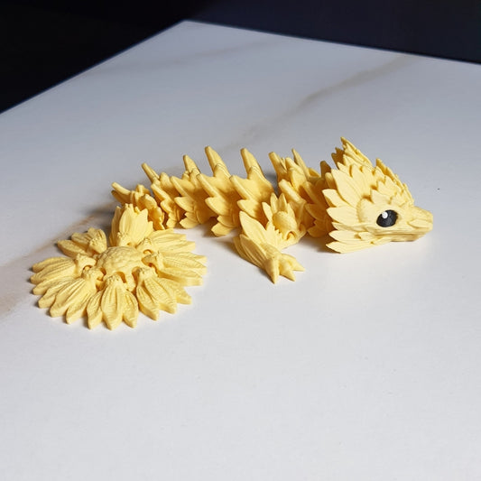 Sunflower Dragon - 3D Printed