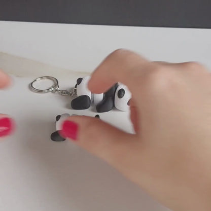 Tiny Panda & Keychain