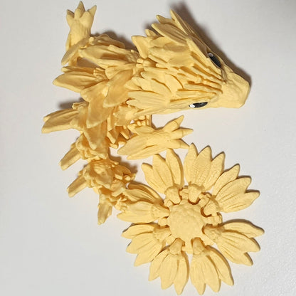 Sunflower Dragon - 3D Printed