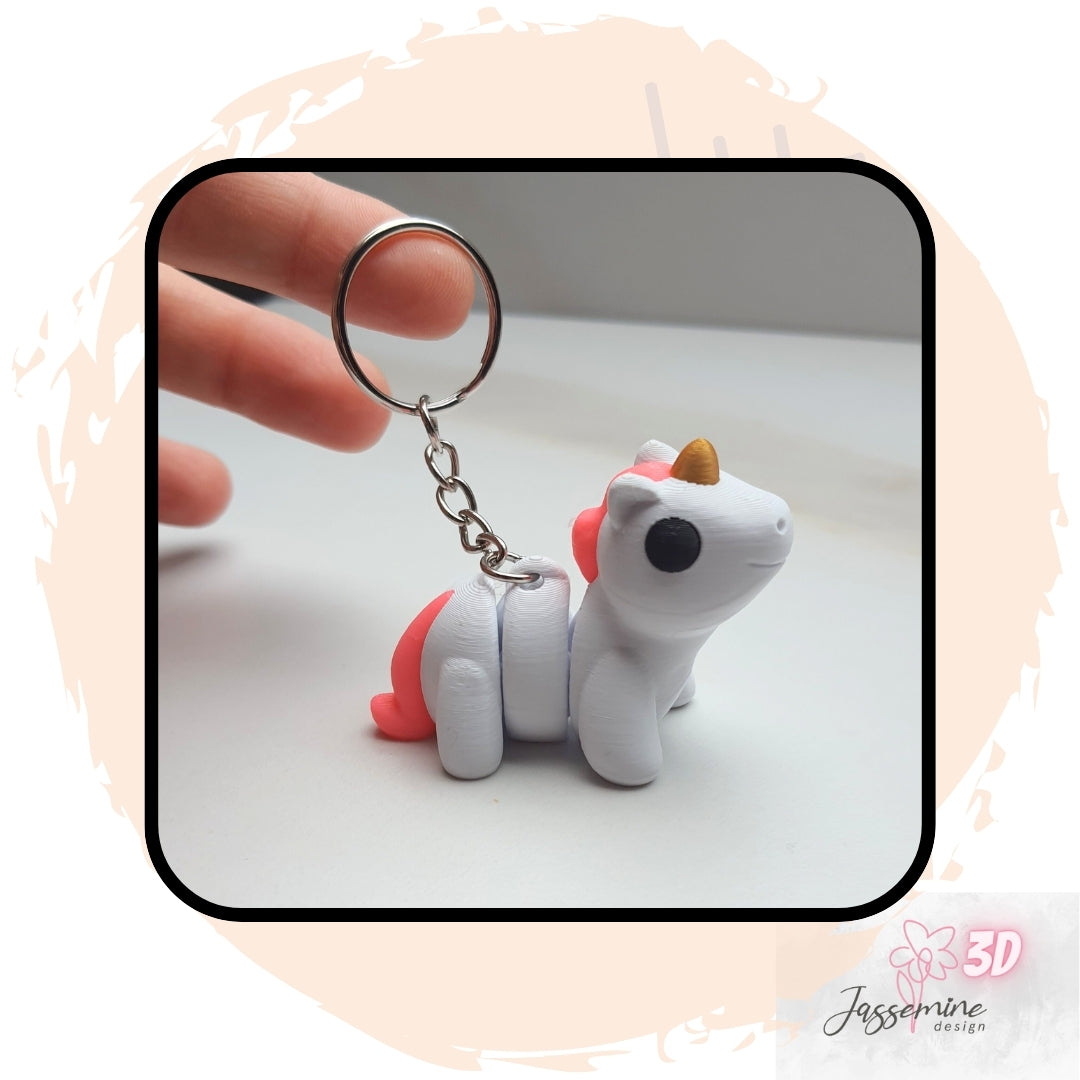 Mini Unicorn & Keychain